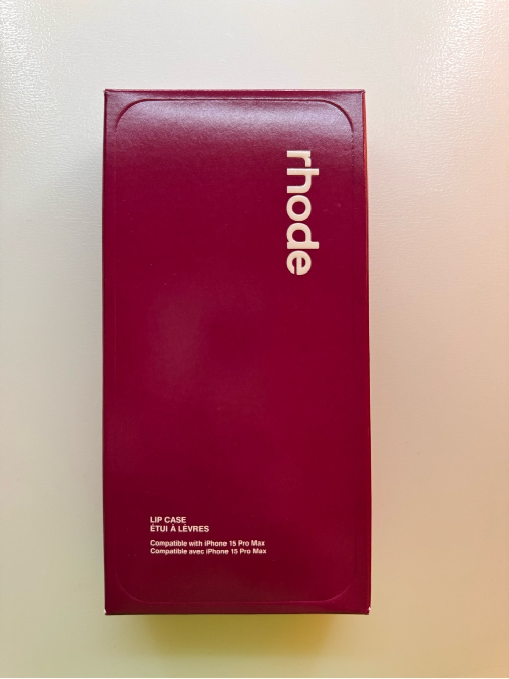 rhode iPhone case Raspberry jelly Limited edition (iPhone 15 Pro Max) Brand new
